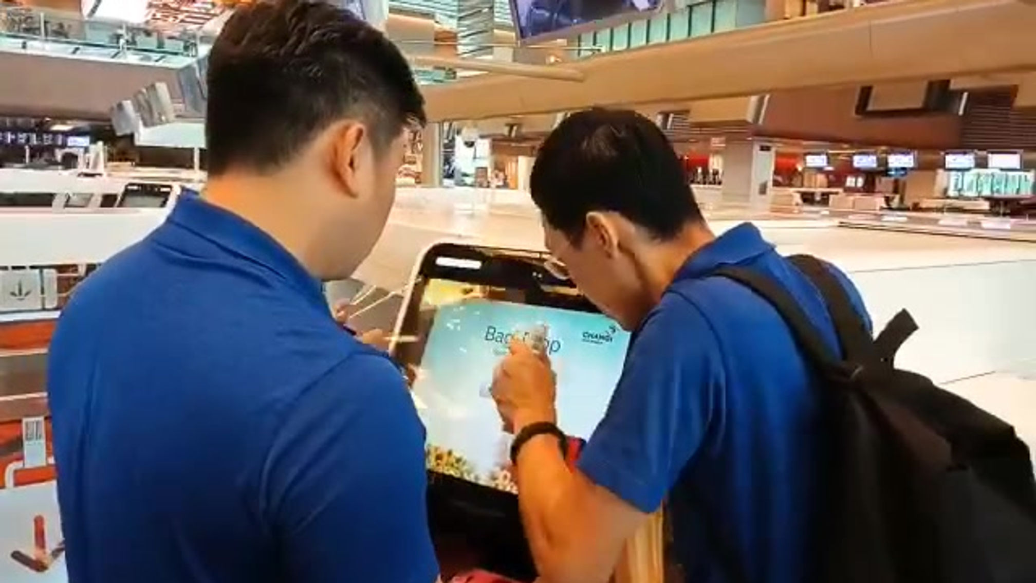 Antibacterial Glass lamination on kiosk